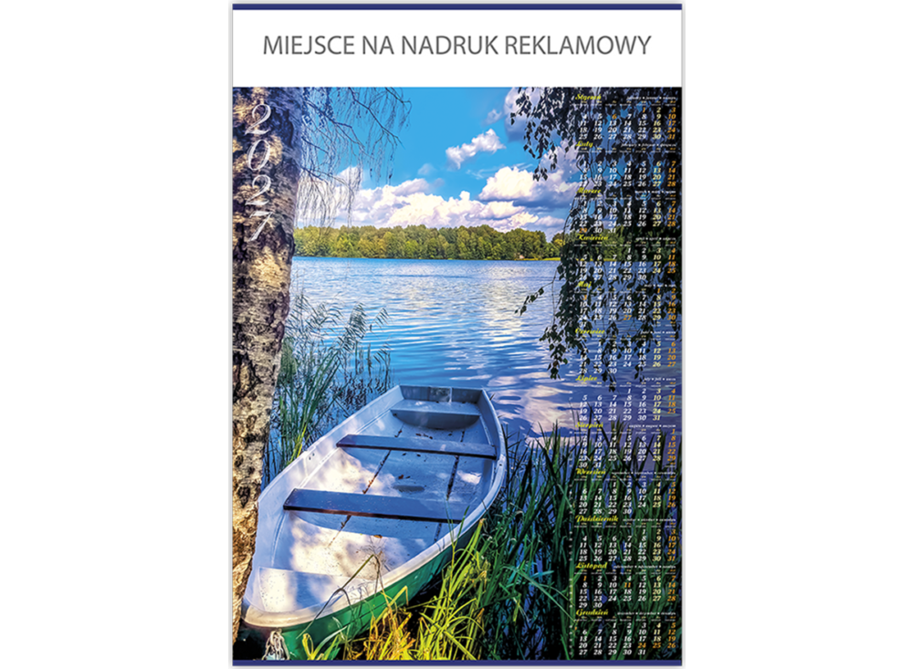 Kalendarz plakatowy - P03 Łódka